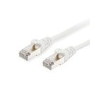 Equip kábel - 606002 (s/ftp patch kábel, cat6a, lsoh, poe/poe+ támogatás, fehér, 0,5m)