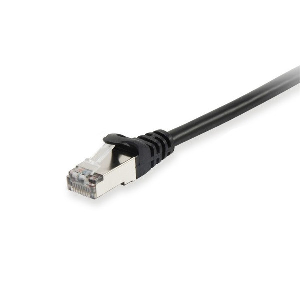 Equip kábel - 606104 (s/ftp patch kábel, cat6a, lsoh, poe/poe+ támogatás, fekete, 2m)