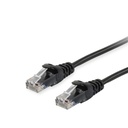 Equip kábel - 625453 (utp patch kábel, cat6, fekete, 0,25m)