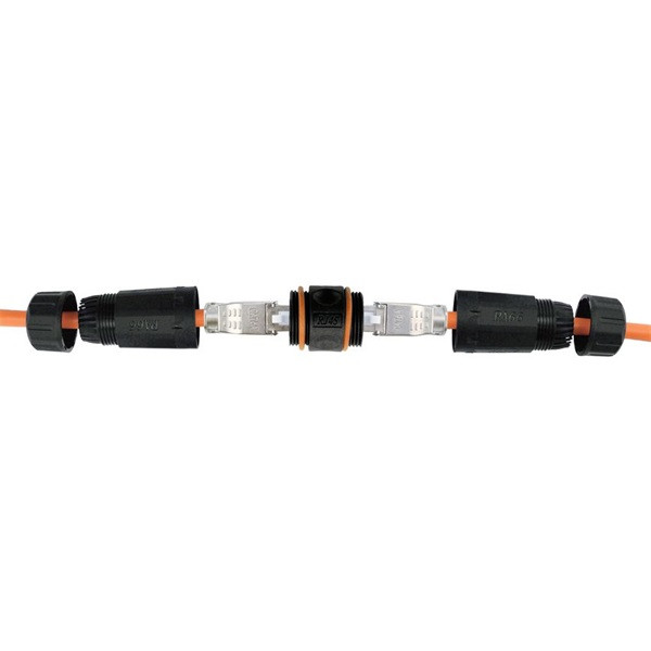 Equip kültéri rj45 toldó - 221162 (utp, cat6, árnyékolt, ip68, műanyag)