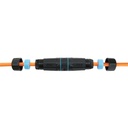 Equip kültéri rj45 toldó - 221172 (cat6a, árnyékolt, ip68, műanyag)