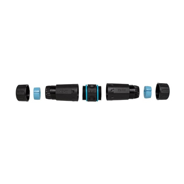 Equip kültéri rj45 toldó - 221172 (cat6a, árnyékolt, ip68, műanyag)