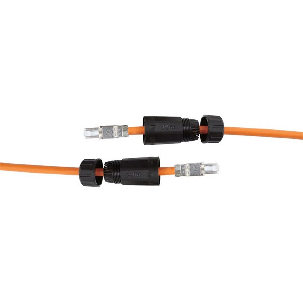 Equip kültéri rj45 toldó - 221172 (cat6a, árnyékolt, ip68, műanyag)