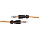 Equip kültéri rj45 toldó - 221172 (cat6a, árnyékolt, ip68, műanyag)
