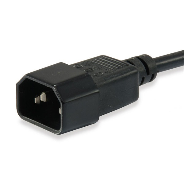 Equip tápkábel - 112101 (pc tápkábel hosszabbító, iec 320, fekete, 3m)