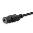 Equip tápkábel - 112121 (pc tápkábel, c13, fekete, 3m)