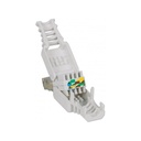 Manhattan csatlakozó - rj45 dugó, krimpelő fogó nélküli bekötés, tooless design (cat5/5e/6)
