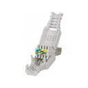 Manhattan csatlakozó - rj45 dugó, krimpelő fogó nélküli bekötés, tooless design (cat5/5e/6)