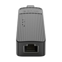 Orico kábel átalakító - utk-u2-bk/68/ (usb-a2.0 to rj-45, fekete)