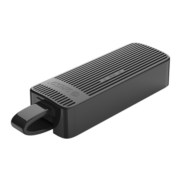 Orico kábel átalakító - utk-u2-bk/68/ (usb-a2.0 to rj-45, fekete)