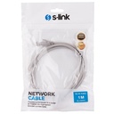 S-link kábel - sl-cat01 (utp patch kábel, cat5e, szürke, 1m)