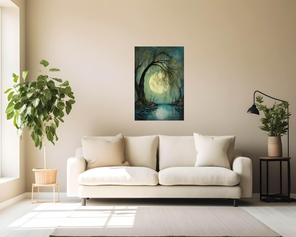 Moonlit Willow Whisper