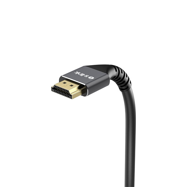 S-link kábel - slx-hd4k05 (hdmi2.0 kábel, 4k/60hz, apa/apa, aranyozott, 5m)