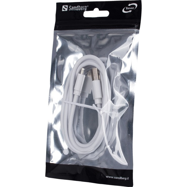 Sandberg kábel - microusb sync/charge 1m saver