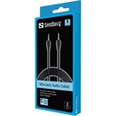Sandberg kábel - minijack cable m-m  2 m
