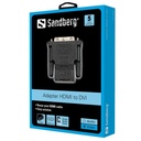 Sandberg kábel átalakító - adapter dvi-m - hdmi-f