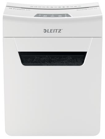 Iratmegsemmisítő, mikrokonfetti, 4 lap, LEITZ "IQ Protect 4M"