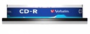 CD-R lemez, 700MB, 52x, 10 db, hengeren, VERBATIM "DataLife"