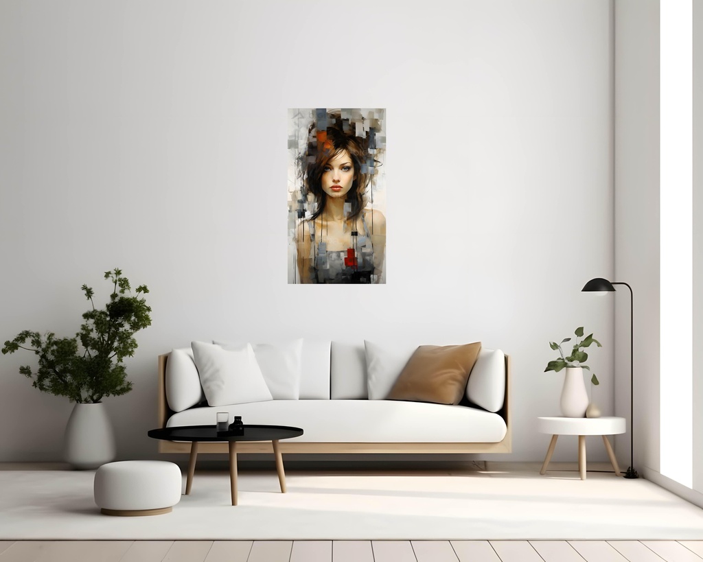 Ethereal Mosaic Muse