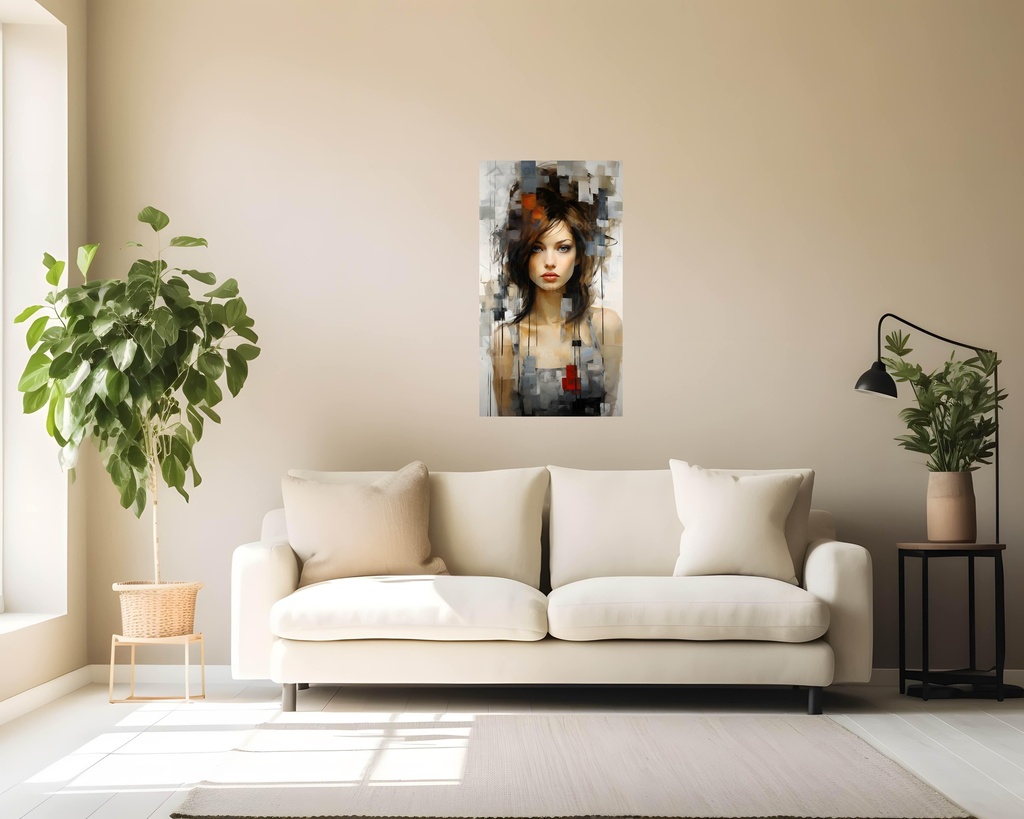 Ethereal Mosaic Muse