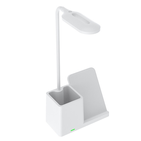 S-link asztali lámpa -sl-m9054 (wireless töltő 10w, fehér)
