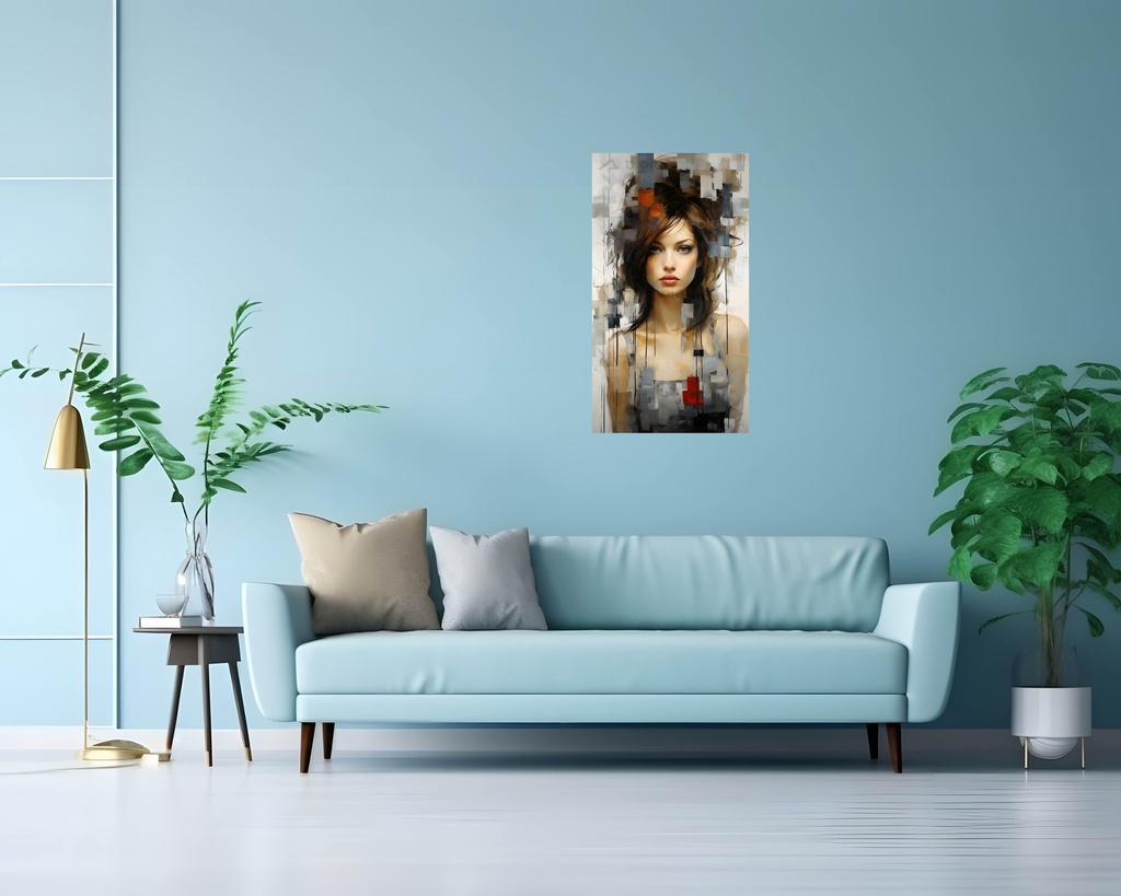 Ethereal Mosaic Muse