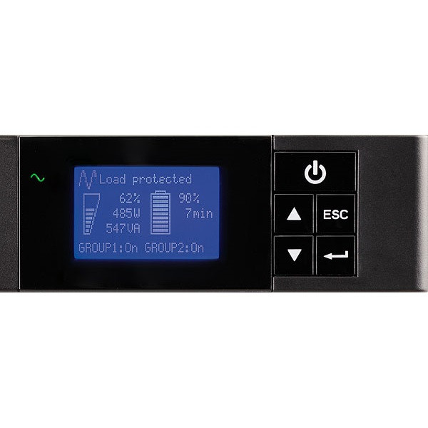 Eaton szünetmentes 1550va - 5p1550ir (6x c13 kimenet, vonali-interaktív, lcd, usb, rack 1u)