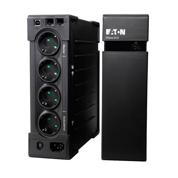 Eaton szünetmentes 800va - el800usbdin (4 schuko kimenet, standby, usb, rack/torony)