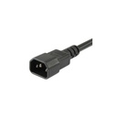 Equip hálózati elosztó - 333280 (c14, 3 schuko, fekete)