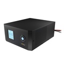 Njoy inverter - aira 1200 (2 schuko, szinusz hullám, akku támogatás: 40ah-200ah, avr,  fekete)