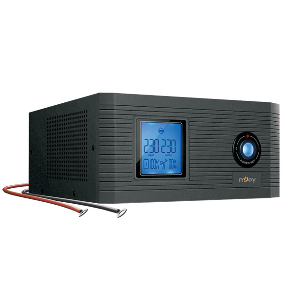 Njoy inverter - aira 1200 (2 schuko, szinusz hullám, akku támogatás: 40ah-200ah, avr,  fekete)