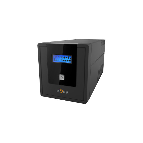 Njoy szünetmentes  1000va - cadu 1000 (2 schuko, line-interaktív, usb menedzsment, rj11/45 vonalvédelem(1gb/s), fekete)