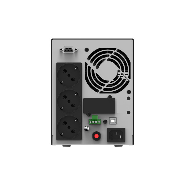 Njoy szünetmentes  1000va - echo pro 1000 (3 schuko, rs-232, on-line, szinuszhullám, generátor támogatás, fekete)