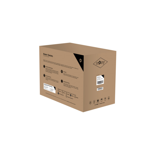 Njoy szünetmentes  1500va - keen 1500 usb (4 schuko, line-interaktív, usb menedzsment, rj11/45 vonalvédelem, fekete)