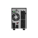 Njoy szünetmentes  2000va - echo pro 2000 (4 schuko, rs-232, on-line, szinuszhullám, generátor támogatás, fekete)