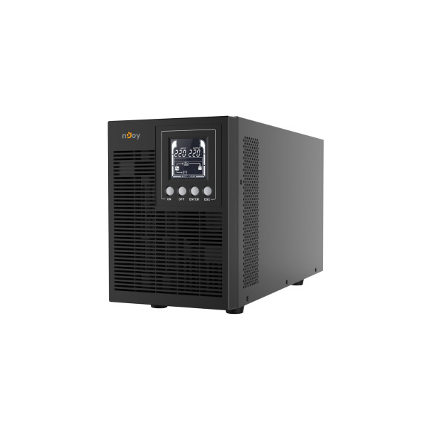 Njoy szünetmentes  2000va - echo pro 2000 (4 schuko, rs-232, on-line, szinuszhullám, generátor támogatás, fekete)