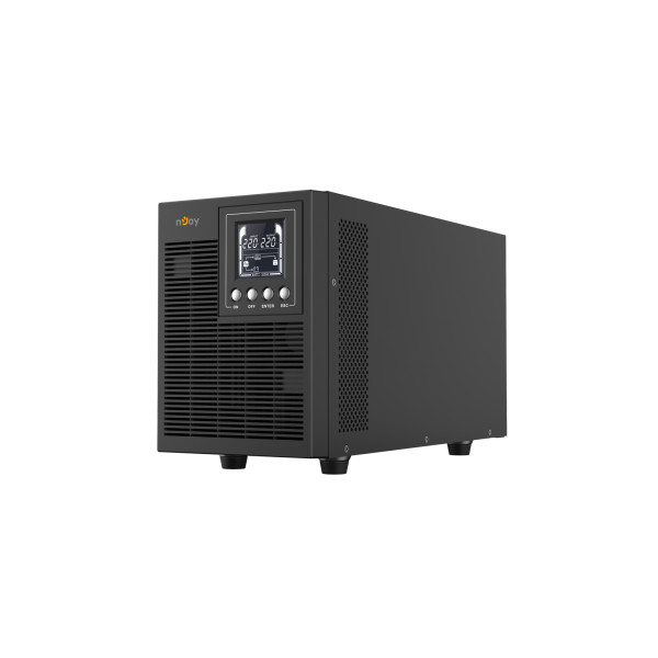 Njoy szünetmentes  2000va - echo pro 2000 (4 schuko, rs-232, on-line, szinuszhullám, generátor támogatás, fekete)