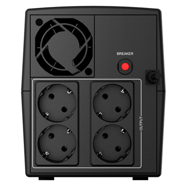 Njoy szünetmentes  2000va - keen 2000 (4 schuko, line-interaktív, rj11/45 vonalvédelem, fekete)