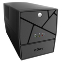 Njoy szünetmentes  2000va - keen 2000 (4 schuko, line-interaktív, rj11/45 vonalvédelem, fekete)