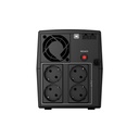 Njoy szünetmentes  2000va - keen 2000 usb (4 schuko, line-interaktív, usb menedzsment, rj11/45 vonalvédelem, fekete)