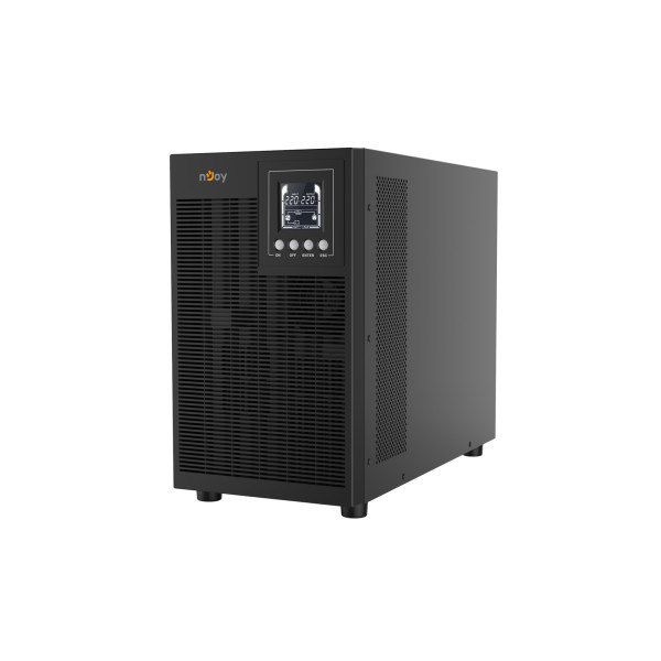 Njoy szünetmentes  3000va - echo pro 3000 (4 schuko, rs-232, on-line, szinuszhullám, generátor támogatás, fekete)