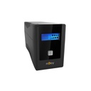Njoy szünetmentes  650va - cadu 650 (2 schuko, line-interaktív, usb menedzsment, rj11/45 vonalvédelem(1gb/s), fekete)