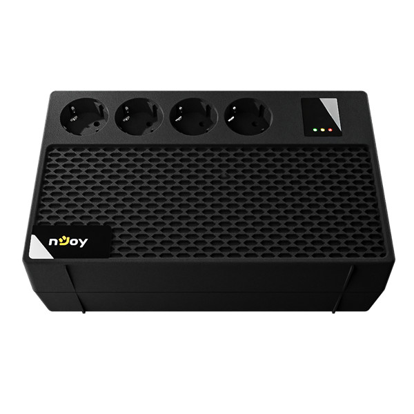 Njoy szünetmentes  650va - renton 650 (4 schuko kimenet, line-interaktív, fekete)