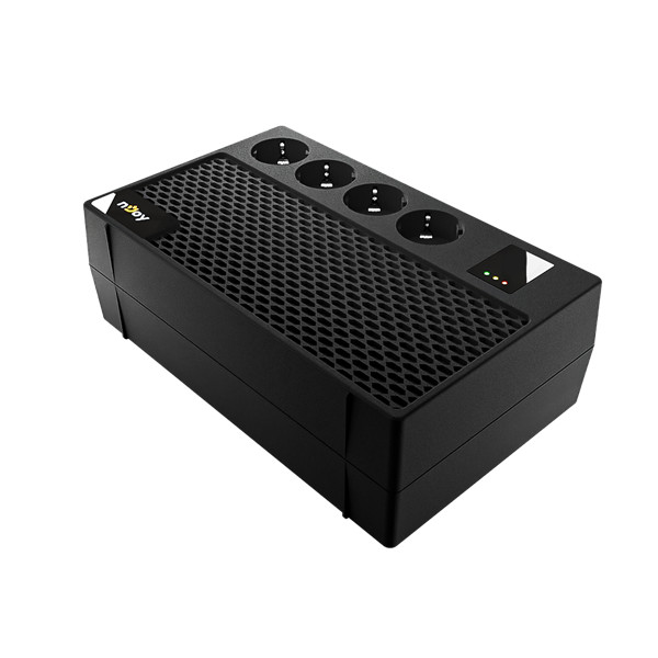 Njoy szünetmentes  650va - renton 650 (4 schuko kimenet, line-interaktív, fekete)
