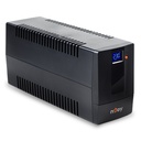 Njoy szünetmentes  800va - horus plus 800 (2 schuko, line-interaktív, rj11 védelem, usb, szoftver, lcd kijelző, fekete)
