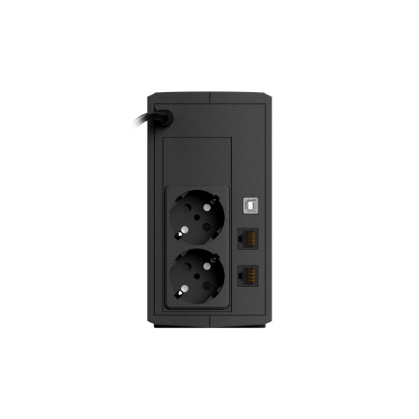 Njoy szünetmentes  800va - keen 800 usb (2 schuko, line-interaktív, usb menedzsment, rj11/45 vonalvédelem, fekete)