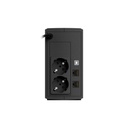 Njoy szünetmentes  800va - keen 800 usb (2 schuko, line-interaktív, usb menedzsment, rj11/45 vonalvédelem, fekete)