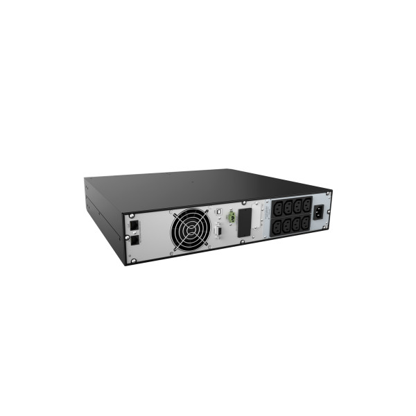 Njoy szünetmentes 1000va - balder 1000 (on-line, rs232, usb, szoftver, lcd kijelző, 2u rack)