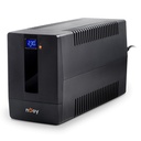 Njoy szünetmentes 1000va - horus plus 1000 (4 schuko, line-interaktív, rj45 védelem, usb, szoftver, lcd kijelző, fekete)