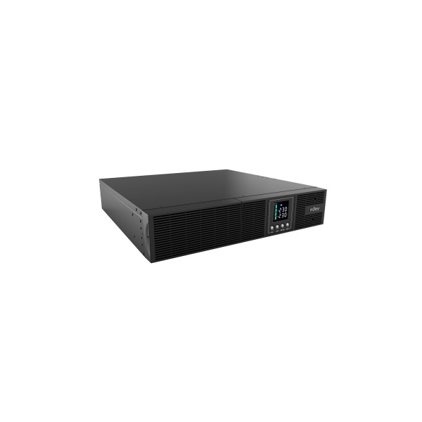 Njoy szünetmentes 2000va - aster 2k (8x iec c13, on-line, rs232, usb, szoftver, lcd kijelző, 2u rack)